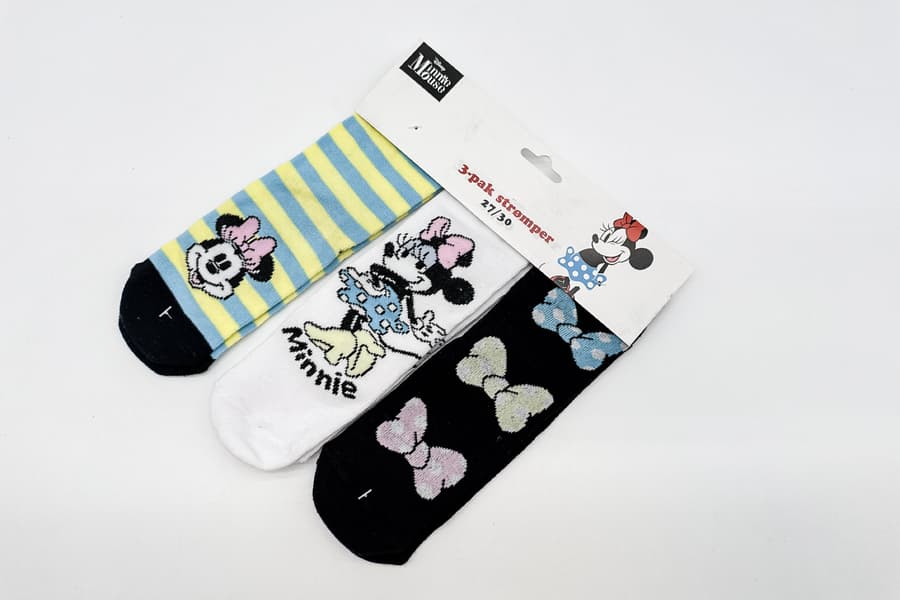 3 Packungen Kinder Socken Disney Minnie Mouse, Gr. 27/30